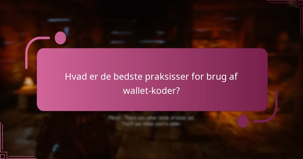 Hvilke almindelige problemer opstår, når man indløser wallet-koder?