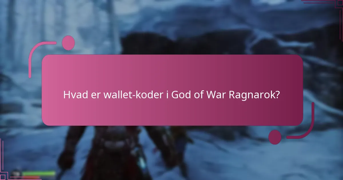 Hvordan fejlfinder man problemer med wallet-koder?