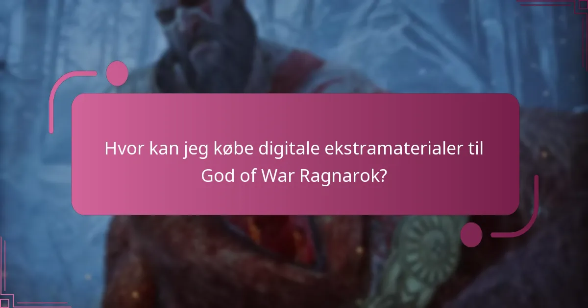 Hvordan sammenlignes de digitale ekstramaterialer i God of War Ragnarok med tidligere titler?